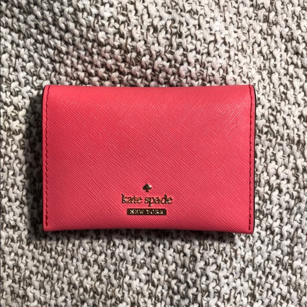 Kate Spade Small Wallet/ Card Holder Hot Pink